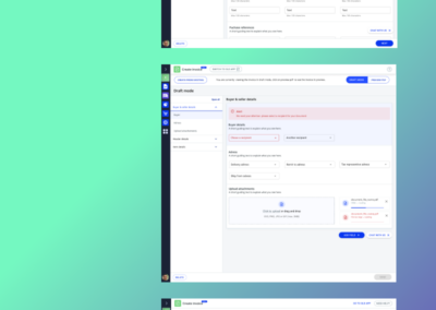 Onboardin & UI
